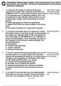 PARAMEDIC FISDAP FINAL EXAM LATEST 2025-2026 ACTUAL EXAM 20 QUESTIONS AND CORRECT DETAILED ANSWERS WITH RATIONALES &lpar;VERIFIED ANSWERS&rpar;