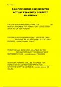 F-60 FIRE GUARD 2025 UPDATED  ACTUAL EXAM WITH CORRECT  SOLUTIONS&period;