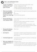 CSLB &ndash; Law and Business Exam &sol; Score 100&percnt; &sol; 2025 Update &sol; Contractor License Study Guide & Practice Test