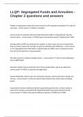 LLQP&colon; Segregated Funds and Annuities - Chapter 2 questions and answers