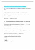 NHA and Core Exam &vert; Questions with Correct Answers &vert; 100&percnt; Pass