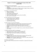 Chapter 22&comma; Transitions&comma; Developmental Concepts Study Guide - Student&period;
