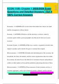 ECON 1100- Chapter 1 2025&sol;2026 Exam  Questions and Detailed Answers &vert; Get it  100&percnt; Correct Answers