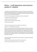 Ethics &ndash; LLQP &lpar;questions and answers&rpar; graded A&plus; updated