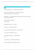 NRSG 4580 &vert; Allergic Disorders Exam &vert; Questions with Correct Answers &vert; 100&percnt; Pass
