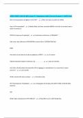 NRSG 4580 &vert; HIV & AIDs Exam 4 &vert; Questions with Correct Answers &vert; 100&percnt; Pass