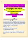 AIC 300 CLAIMS IN AN EVOLVING WORLD ACTUAL EXAM&comma; PRACTICE EXAM AND STUDY GUIDE&vert; Frequently Tested Questions with 100&percnt; Correct Detailed Solutions&vert;&vert;A&plus; GRADED&excl;&excl;&excl;<<UPDATED 2025- 2026>>
