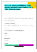 HSCI 412- Midterm 1 2025&sol;2026 Exam  Questions and Detailed Answers &vert; Get it  100&percnt; Correct Answers