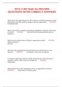 WGU C201 Study Set 2025&sol;2026 QUESTIONS WITH CORRECT ANSWERS