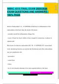  NMNC 4510 FINAL EXAM 2025&sol;2026  EXAM QUESTIONS AND ANSWERS &vert;  100&percnt; PASS