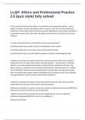 LLQP- Ethics and Professional Practice 2&period;0 &lpar;quiz style&rpar; fully solved
