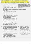 MEDICAL SURGICAL NURSING EXAM PACKAGE