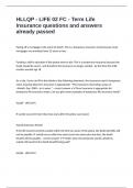 LLQP  EXAM &lpar;package deal &rpar;  already passed&excl;