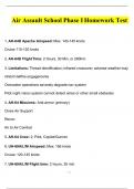 AIR ASSAULT PHASE 1 EXAM NEWEST ACTUAL EXAM WITH COMPLETE QUESTIONS AND CORRECT VERIFIED ANSWERS &lpar;DETAILED ANSWERS&rpar; ALREADY GRADED A&plus; 100&percnt; GUARANTEED TO PASS CONCEPTS&excl;&excl;&excl;