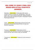 UNL COMM 101 EXAM 3 FINAL 2025  BRAND NEW ACTUAL EXAM WITH  ANSWERS&period;