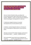 WATER RESTORATION IICRC Actual Exam Questions With 100- Correct Answers Latest Versions 2025