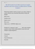Biol 320 Practical Newest 2025 Actual Exam Complete  Questions And Correct Answers &lpar;Verified Answers&rpar; &vert;Already  Graded A&plus;