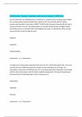 NS 660 Exam 1 Review &vert; Questions with Correct Answers &vert; 100&percnt; Pass