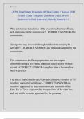 AYPO Real Estate Principles Of Real Estate 1 Newest 2025  Actual Exam Complete Questions And Correct  Answers&lpar;Verified Answers&rpar;&vert;Already Graded A&plus; 