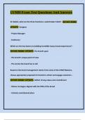 LVMH Exam Test Questions And Answers &vert; Correct And Verified &vert; A&plus; Rated