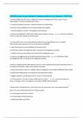NSG3022 exam 3 prep test bank &vert; Questions with Correct Answers &vert; 100&percnt; Pass
