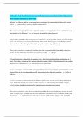 NUR 122- Peds Test 2-Gastrointestinal & Genitourinary Study Guide &vert; Questions with Correct Answers &vert; 100&percnt; Pass