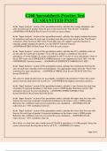 C268 Spreadsheets Practice Test GUARANTEED PASS &excl;&excl; 