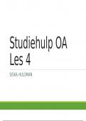 OA Studiehulp powerpoints
