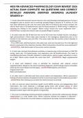 HESI RN ADVANCED PHARMACOLOGY EXAM NEWEST 2024 ACTUAL EXAM COMPLETE 160 QUESTIONS AND CORRECT DETAILED ANSWERS &lpar;VERIFIED ANSWERS&rpar; &vert;ALREADY GRADED A&plus;