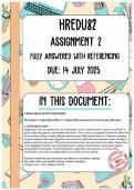 HREDU82 Assignment 2 Memo &vert; Due 14 July 2025