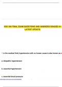HSC 300 FINAL EXAM QUESTIONS AND ANSWERS GRADED A&plus; LATEST UPDATE&period;