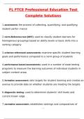 FL FTCE Professional Education Test Latest 2025 Actual Questions & Verified Answers &lpar;2025 &sol; 2026&rpar; A&plus; Grade 100&percnt; Guarantee Verified by Experts&period;