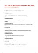 C213 WGU OA Prep Questions and answers New&excl;&excl; 100&percnt; verified correct 2025&sol;2026 