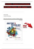Test Bank - Anatomy and Physiology 11th Edition &lpar;Patton &rpar; Chapter 1-48&comma; Complete Questions and Answers &lpar;A&plus;&rpar;latest guide