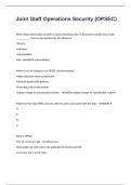 Joint Staff Operations Security &lpar;OPSEC&rpar;