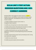 SCCJA UNIT 3 TEST ACTUAL 2025&sol;2026 QUESTIONS AND 100&percnt; CORRECT ANSWERS