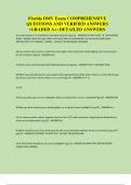 Florida DMV Exam COMPREHENSIVE QUESTIONS AND VERIFIED ANSWERS &lpar;GRADED A&plus;&rpar; DETAILED ANSWERS