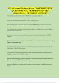 ISSA Personal Training Exam COMPREHENSIVE QUESTIONS AND VERIFIED ANSWERS &lpar;GRADED A&plus;&rpar; DETAILED ANSWERS