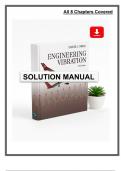 Solution Manual for Engineering Vibration&comma; 5th Edition &ndash; &lpar;Inman&comma; 2021&rpar; &vert; All 8 Chapters Covered