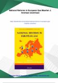 National Reforms in European Gas Maarten J&period; Arentsen - Digital Download