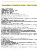 MISSOURI BOATING LICENSE EXAM GRADED A&plus; NEWEST VERSION&period;