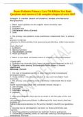 Burns Pediatric Primary Care 7th Edition Test Bank Questions and Answers 1-46 complete chapters Latest 2025