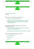 NUR 2513 MATERNAL CHILD EXAM 2 LATEST 2024 WITH ACTUAL QUESTIONS AND CORRECT VERIFIED ANSWERS ALREADY GRADED A&plus; 100&percnt; GUARANTEED TO PASS CONCEPTS&lpar;ALL WHAT YOU NEED&rpar; LATEST EDITION 2024