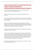 NCLEX Style EXAM LATEST 2025 EXAM QUESTIONS AND CORRECT DETAILED ANSWERS WITH RATIONALES&lpar;VERIFIED ANSWERS&rpar;&vert;ALREADY GRADED A&plus;