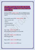 NURS 3310 Exam Questions and Answers Already Graded A&plus; Guarantee Pass Latest Versions 2025 &period;