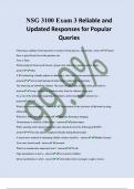 NSG 3100 EXAM LATEST 2024 2025 UPDATED QUESTIONS AND CORRECT DETAILED ANSWERS GRADED A&plus;