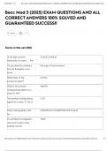 Becc Mod 3 &lpar;2025&rpar; EXAM QUESTIONS AND ALL CORRECT ANSWERS 100&percnt; SOLVED AND GUARANTEED SUCCESS&excl;&excl;