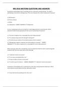 NRS 3016 MIDTERM QUESTIONS AND ANSWERS