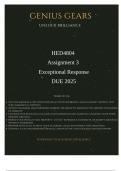 HED4804 Assignment 3 &lpar;Exceptional Response&rpar; DUE 2025