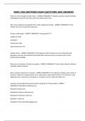 NURS 1016 MIDTERM EXAM QUESTIONS AND ANSWERS